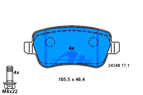 klocki-ham-tyl-fiat-croma-05-numer-katalogowy-czesci-13-0460-3825-2