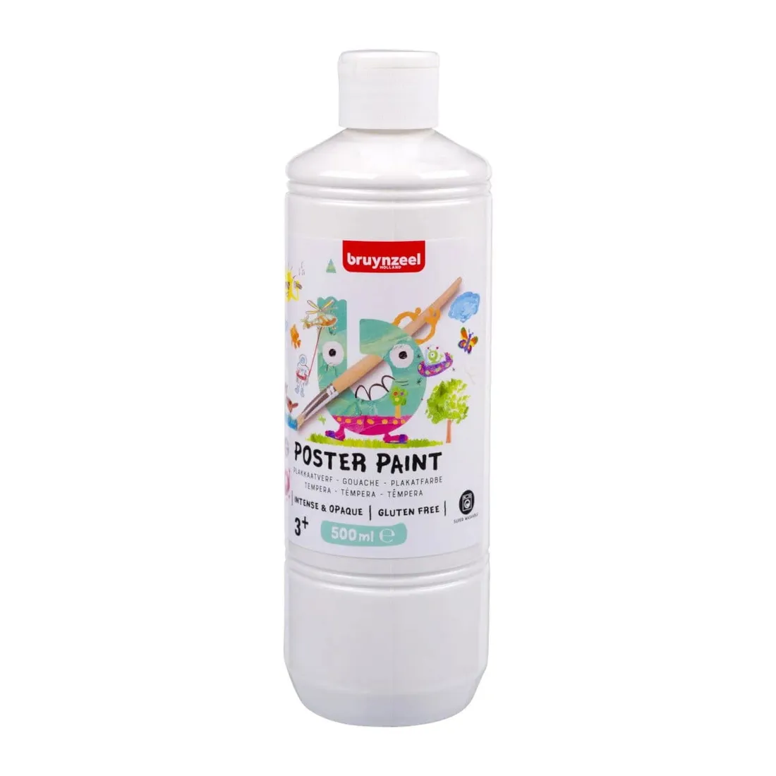 farba-plakatowa-biala-500-ml-bruynzeel