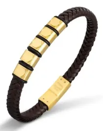 bransoleta-pierre-ricaud-pr619-1bl-meska-skorzana