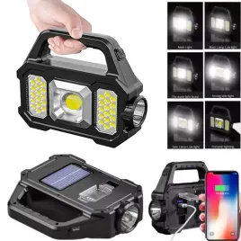 latarka-akumulatorowa-solarna-led-cob-powerbank-6-trybow-1200mah-500lm