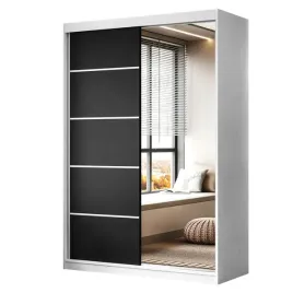 szafa-camaro-ii-plus-150-cm-bialo-czarna
