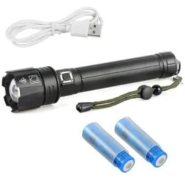 mocna-latarka-akumulatorowa-led-p90-usb-zoom-xhp90