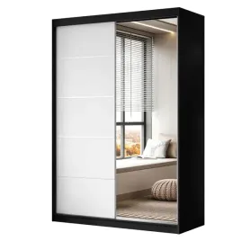 szafa-camaro-ii-plus-150-cm-czarno-biala