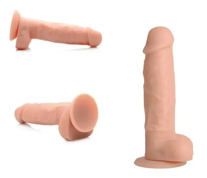 SZTUCZNY PENIS DILDO MĘSKI CZŁONEK Z PRZYSSAWKĄ