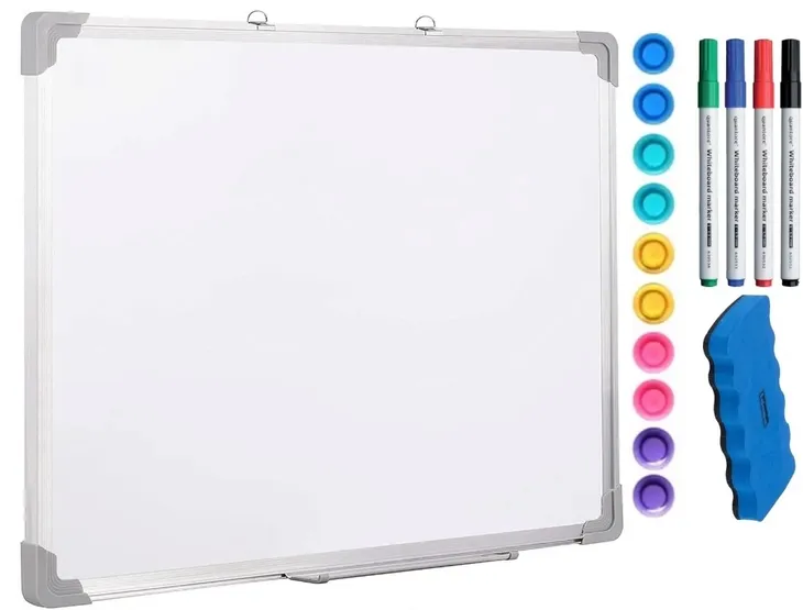 Tablica Magnetyczna Suchościeralna Biała na Magnesy 40x60 +GRATISY