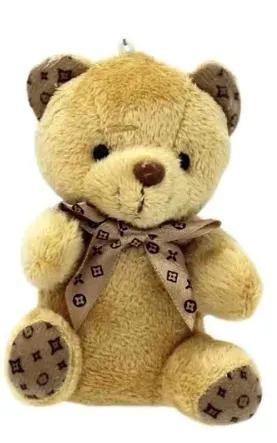 MASKOTKA PRZYWIESZKA MIŚ Z KOKARDKĄ BRELOCZEK 10cm
