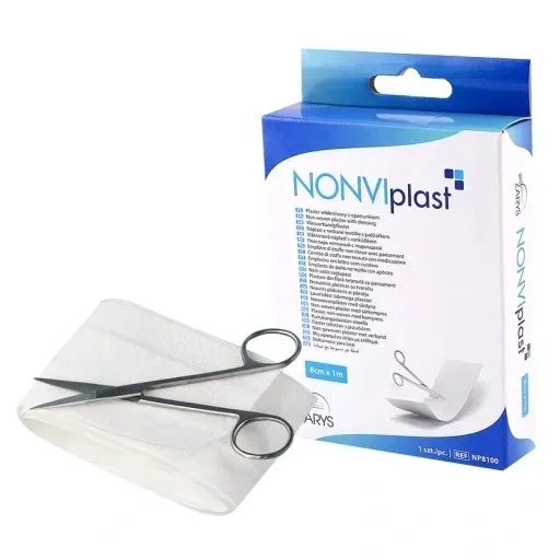PLASTER DO CIĘCIA Z OPATRUNKIEM ZARYS 8cm x 1 m