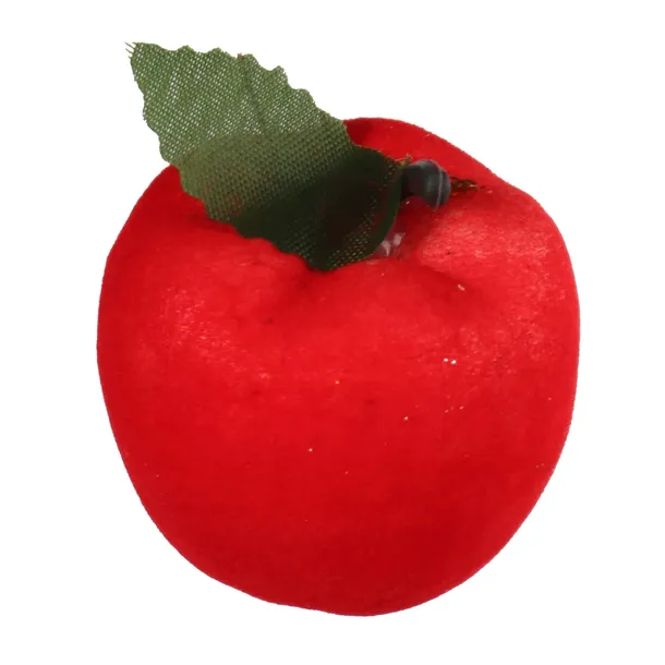komplet-6-flokowanych-jablek-czerwone-ozdoby-najdluzszy-wymiar-1-cm