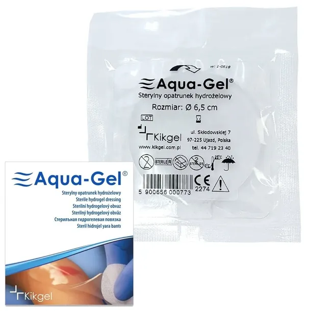 OPATRUNEK HYDROŻELOWY AQUA GEL Ø 6,5 CM