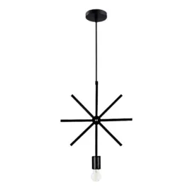 lampa-sufitowa-czarna-wiszaca-loft-gwiazda-jednopunktowa-pojedyncza-e27