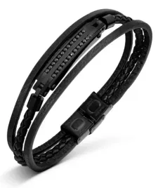 bransoleta-pierre-ricaud-pr670-bbl-meska-skorzana