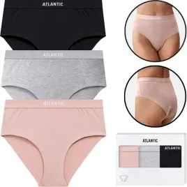 atlantic-majtki-damskie-figi-maxi-sport-3clp009-cza-ros-szm-m