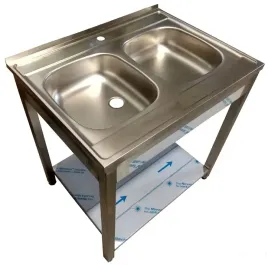 zlew-gastronomiczny-zlewozmywak-2-komory-80-60-85