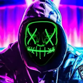 maska-led-neonowa-na-halloween-zielona