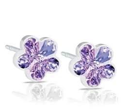 blomdahl-kolczyki-hipoalergi-flower-violet-6-mm