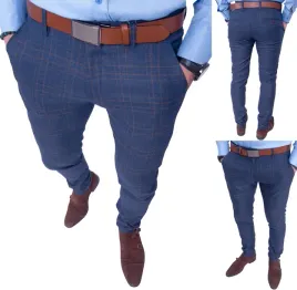 spodnie-eleganckie-meskie-granatowe-w-krate-r-31