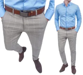 spodnie-w-krate-meskie-wizytowe-khaki-33