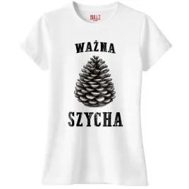koszulka-biala-damska-wazna-szycha-zabawny-prezent-r-s