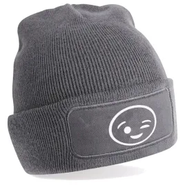 czapka-zimowa-szara-emotka-01-ciepla-beanie