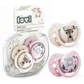 lovi-smoczek-uspokajajacy-wild-soul-girl-0-2m-2szt