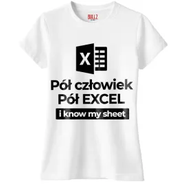 koszulka-biala-damska-pol-czlowiek-pol-excel-zabawny-prezent-r-s