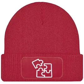 czapka-zimowa-red-puzzle-02-ciepla-beanie-one-size