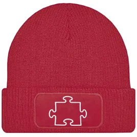 czapka-zimowa-red-puzzle-01-ciepla-beanie-one-size