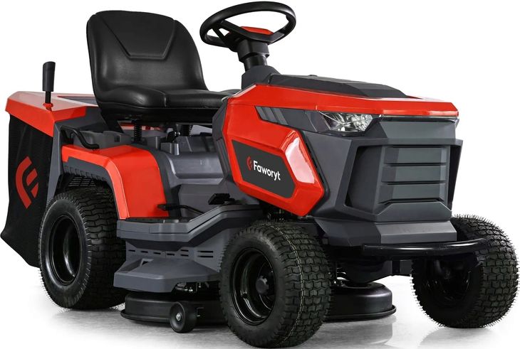 TRAKTOREK OGRODOWY SPALINOWY KOSIARKA SAMOJEZDNA 84cm LONCIN 10KM Z KOSZEM