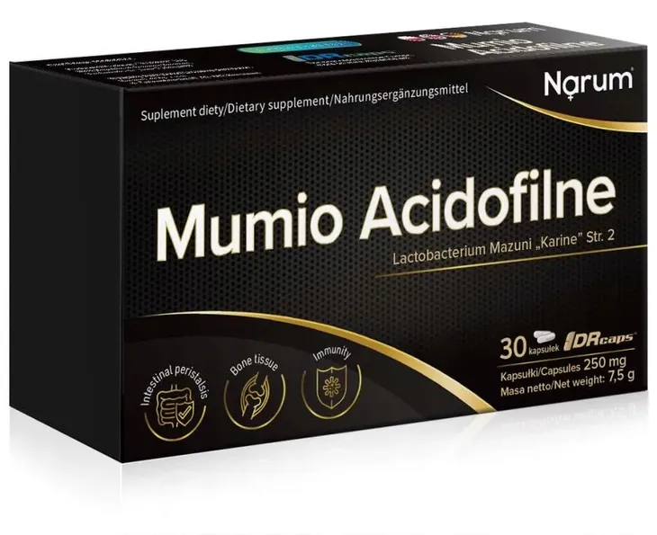 Narum Narine Mumio Acidofilne 250mg Probiotyk, 30k