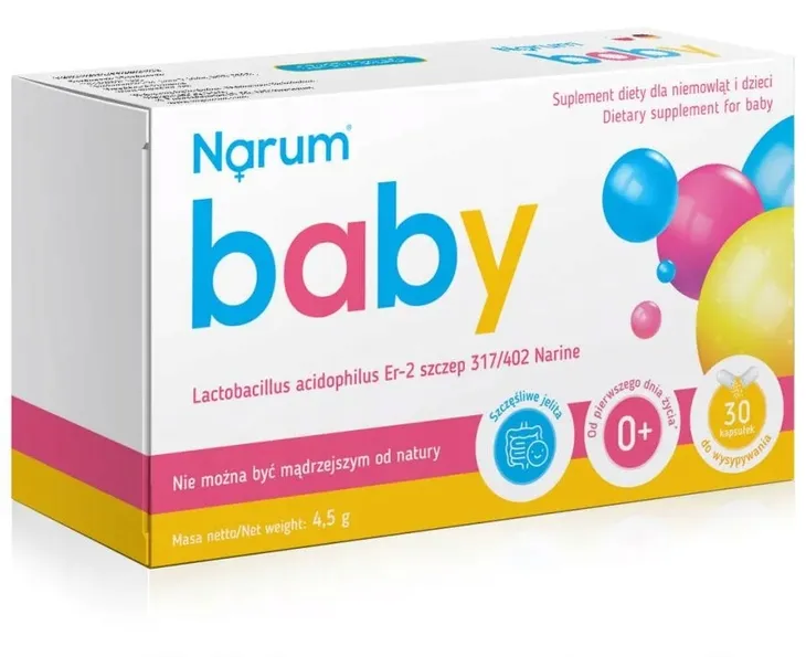 Narum Baby | 30 kapsułek | Probiotyk | Narine