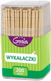 Zdjęcie produktu wykałaczki jednorazowe w pudełku GOSIA 200 szt.