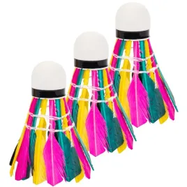 lotka-do-badmintona-enero-lotki-piorowe-kolorowe-badminton-zestaw-3-sztuki
