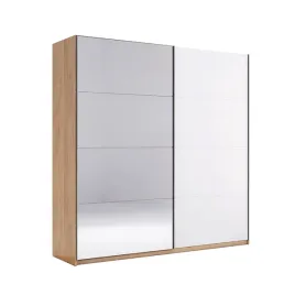 duza-szafa-przesuwna-z-lustrem-bialy-polysk-200-cm