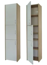 slupek-lazienkowy-stojacy-szafka-regal-pawel-3d-dab-sonoma-bialy-40-cm