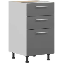 szafka-dolna-z-szufladami-kuchenna-45-cm-tiffany-t-17-d45s3-szary-polysk
