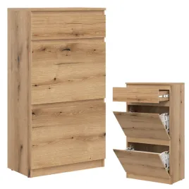 szafka-na-buty-klapowa-waska-dab-evoke-remi-rm11