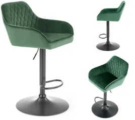 hoker-krzeslo-barowe-obrotowe-h-103-zielony