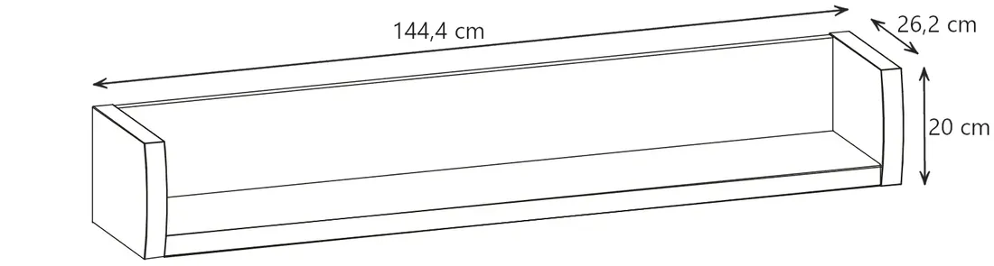 polka-wiszaca-scienna-orzech-dab-forrest-fr15