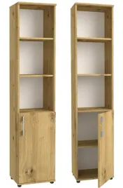 regal-biurowy-na-segregatory-i-ksiazki-m-ii-1d-dab-artisan-40-x-32-cm