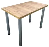 stol-kuchenny-100x60-dab-craft-chrom-ksztalt-blatu-prostokatny