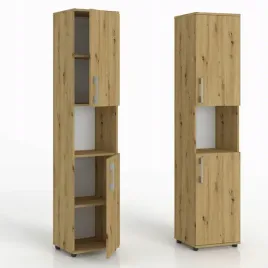 regal-biurowy-na-ksiazki-szafa-z-polka-otwarta-m-2d-dab-artisan-40-x-32-cm