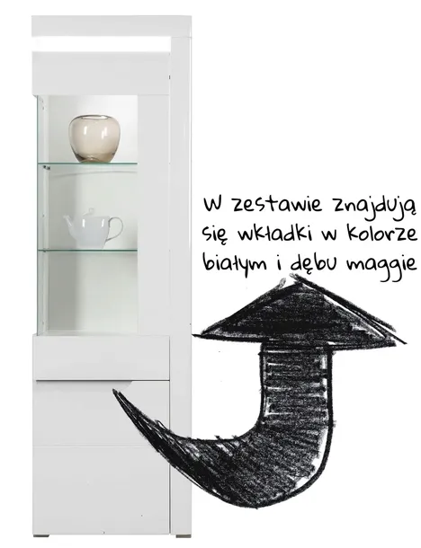 witryna-irma-im7-prawa-bialy-polysk-glebokosc-mebla-39-cm