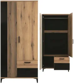 szafa-szafka-do-przedpokoju-sypialni-pokoju-dab-czarna-aris-as10-lamele