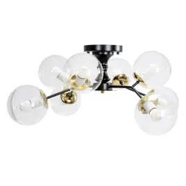 lampa-sufitowa-wiszaca-czarna-zlota-transparentna-szklana-kula-6x-e27
