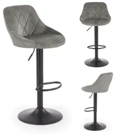 hoker-stolek-barowy-obrotowy-h-101-welurowy-szary