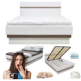 lozko-z-pojemnikiem-i-stelazem-140x200-bialy-polysk-dab-lionel-li12-do-snu