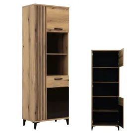 regal-uniwersalny-wysoki-szafka-slupek-dab-evoke-aris-as9-lamele-do-salonu