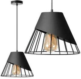 lampa-sufitowa-czarna-wiszaca-e27-loft-metalowa