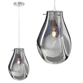 lampa-sufitowa-szklana-skandynawska-srebrna