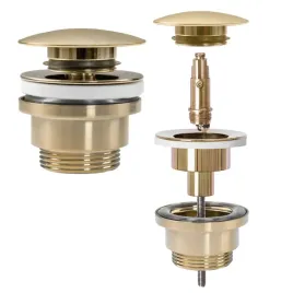 korek-zloty-szczotkowany-umywalkowy-klik-klak-okragly-uniwersalny-rea